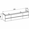 Тумба LAUFEN CASE FOR PALACE под раковину 4.0140.2.075.463.1